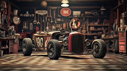 Wall Mural - car, vintage