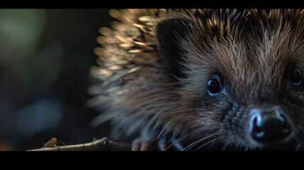 Canvas Print - Close-up of a Hedgehog