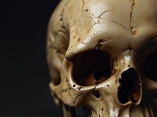 skull of the dead person