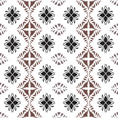 black and white seamless pattern