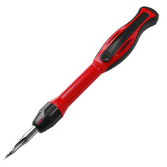 red screwdriver isolated on white