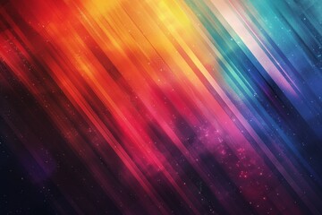 Poster - Luminous Harmony Bright Colors in a Smooth Gradient Blend