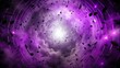 © Achiraya - Eerie And Haunting Musical Notes Float Through An Ominous Purple Void, Creating An Unsettling Atmosphere Of Suspense And Unease.