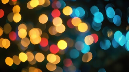 Poster - Abstract Bokeh Lights