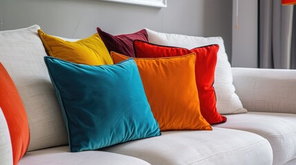 Poster - Sofa and living room pillow