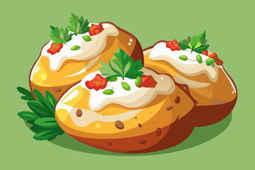 Wall Mural - Vector japanese food takoyaki vector