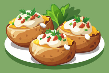 Poster - Vector japanese food takoyaki vector