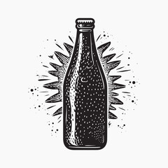 Sticker - rawpixel_office_34_graphic_element_of_a_simple_bottle_of_beer_i_f768e2b8-afbb-4a26-a6a5-8d3845794b37-p