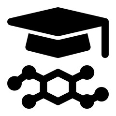 chemistry, chemical, science, education, learning, university solid or glyph icon