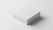 © Nonnarit - Crisp 3D mockup of a plain white box isolated on a white background with focused lighting and subtle shadow effects