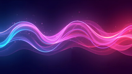 Wall Mural - Neon Flowing Waves Gradient Abstract Background for Dynamic Web Design Colorful Wave Motion Gradient Background with Digital Flow Texture