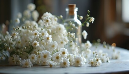 Poster - cake with flowers