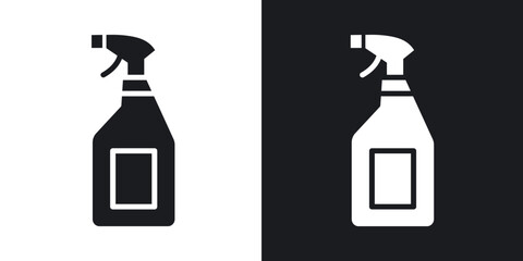 Wall Mural - Cleaning spray icon vector collection.