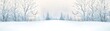 © kokoson6 - Snowy forest with two deer standing in the distance.