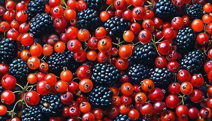 Wall Mural - berries of currant