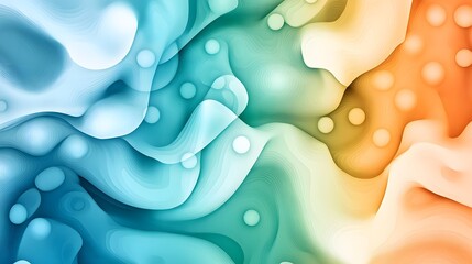 Wall Mural - Abstract 3D Wave Background.