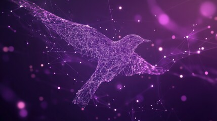 Digital Bird in Flight