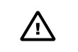 © Photix Studio - Danger warning icon set. alert triangle warn sign in black exclamation sign. safety icon