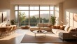© LetsRock - Photo interior modern design room 3d illustration