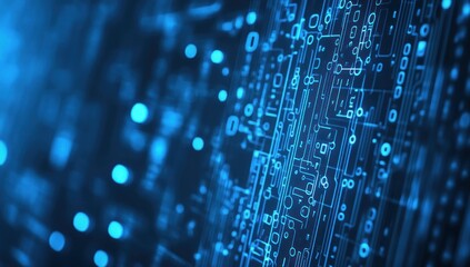 Abstract Digital Circuitry Background