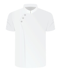 Wall Mural - White chef uniform. vector illustration