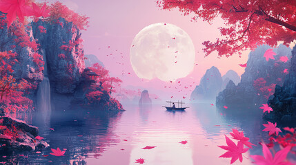 Wall Mural - abstract watercolor background