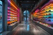 © Graph Squad - A store with a rainbow of shoes on display