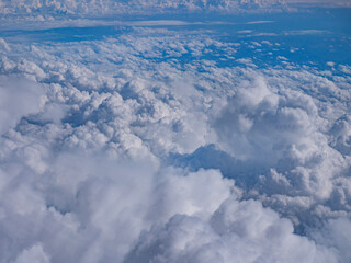 Blue sky with clouds, clouds in the sky