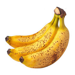 Wall Mural - banana isolated on a transparent background png file no background png file