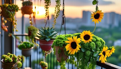 Poster - sunflowers in a vase