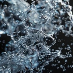 water agitated seamless background