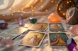 © Nélia Cruz - Tarot - Cartomancy - Spiritual reading - Background - AI generated