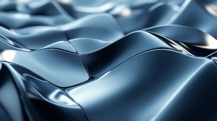 Fototapete - High-definition shot of an abstract background featuring a blend of metallic and matte textures, with subtle gradients and reflective surfaces.