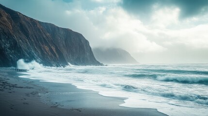 Serene Coastal Landscape