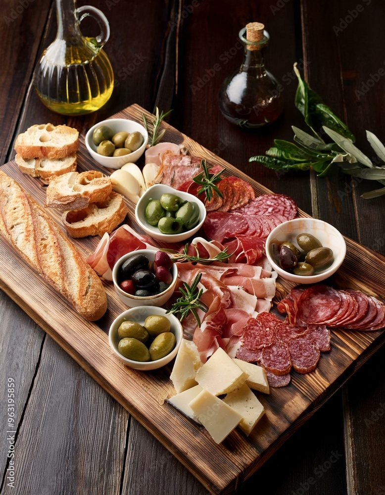 Elegant Italian Antipasto Platter – A beautiful assortment of antipasti ...