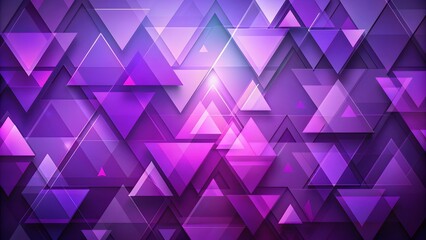 Wall Mural - an image of a vibrant purple abstract background with overlapping triangular shapes, a purple geomet