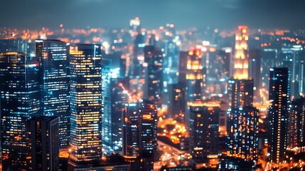 Fototapete - Modern cityscape and communication network concept Internet of Things ICT Information communication Technology 5G Smart city Digital transformation Singapore : Generative AI