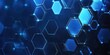 © kwanchaift - Abstract medical background featuring hexagonal shapes, symbolizing healthcare innovation.