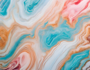 Wall Mural - Closeup surface art tone abstract marble pattern at the colorful marble stone wall texture background