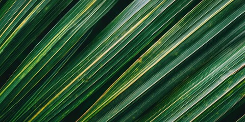 Poster - a tropical palm leaf texture, showcasing its natural details.