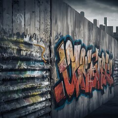 Wall Mural - Grunge concrete wall background