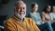© DigitalMagicVisions - Embracing Mental Health Support: Elderly Caucasian Man Engaged in Community Center Seminar on Mental Well-being with Peers