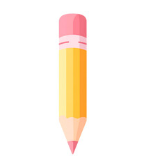 Cute Pencil Illustration, Colorful Pencil Drawing, Fun Pencil Art for Kids, Playful Pencil Clipart, Cartoon Pencil Design