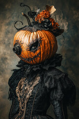 Wall Mural - Pumpkin Lady.