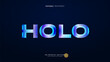 © Zdson - Hologram editable text effect