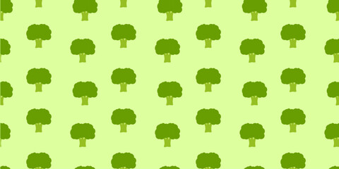 broccoli pattern Background. flat illustration broccoli background. seamless pattern broccoli. broccoli flat illustration background. seamless pattern of broccoli.