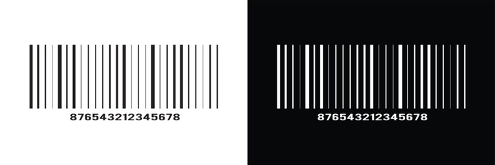 bar code vector cartoon icon. vector illustration barcode on white background. isolated cartoon illu