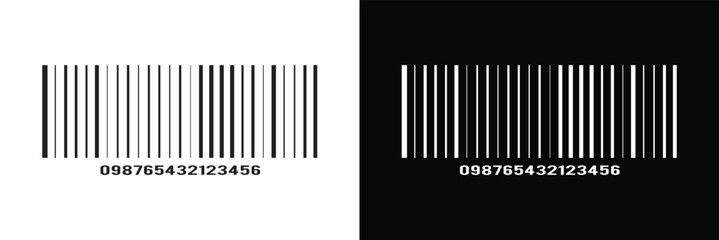 Bar code vector cartoon icon. Vector illustration barcode on white background. Isolated cartoon illustration in eps 10.