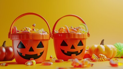 The Halloween Candy Buckets