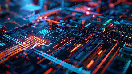 hardware, software abstract background